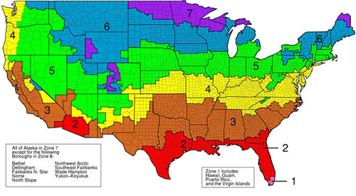 r-value insulation map based on climate in Maine